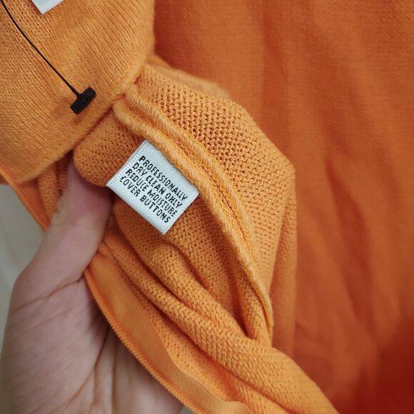 St. John Tangerine  Orange Tweed Dress - Picture 9 of 9